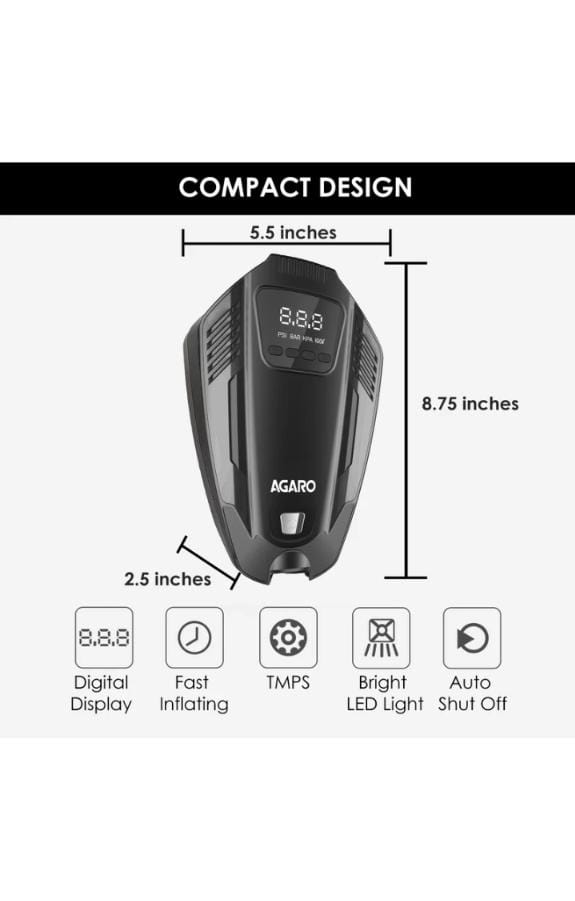 AGARO PRIMO DIGITAL TYRE INFLATOR