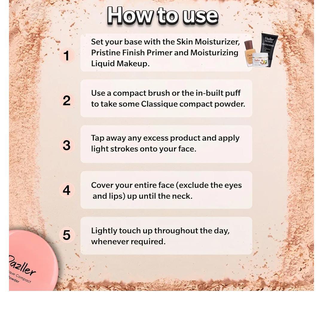 DAZLLER - Classique Compact Powder 8015 bamboo