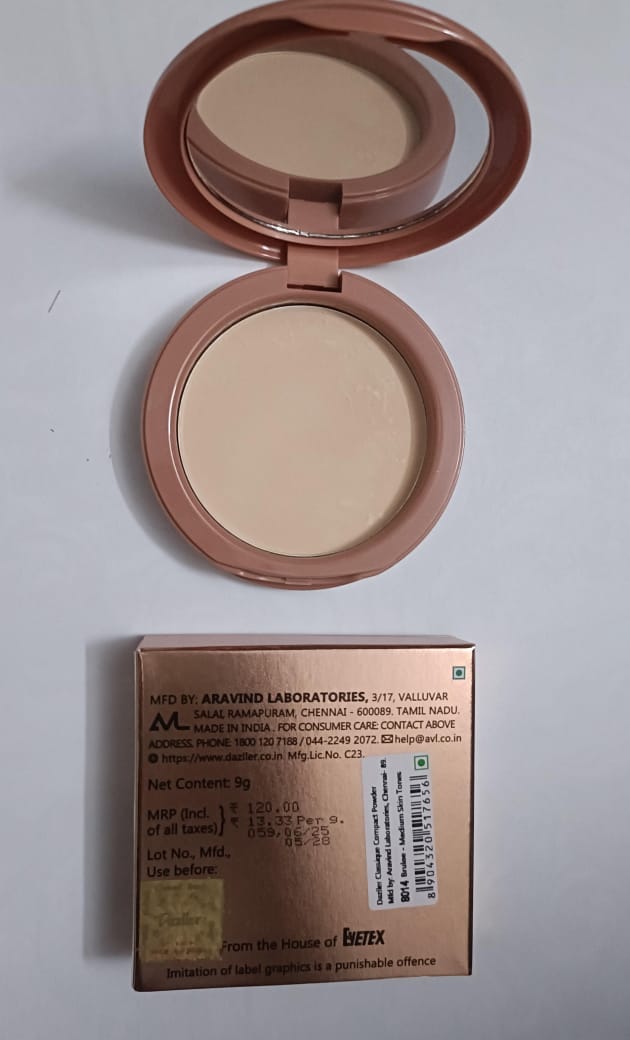 DAZLLER - Classique Compact Powder 8014 brulee