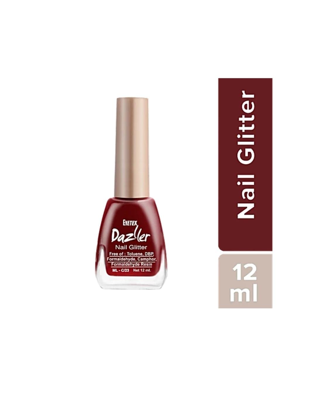 DAZLLER - Nail Polish maroon color