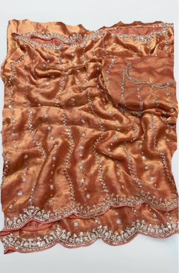 Saree - Embroidered Bollywood Pastal Saree