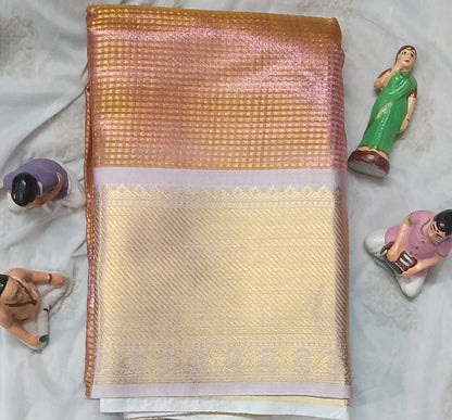 Nayanthara Tissue Silk Saree