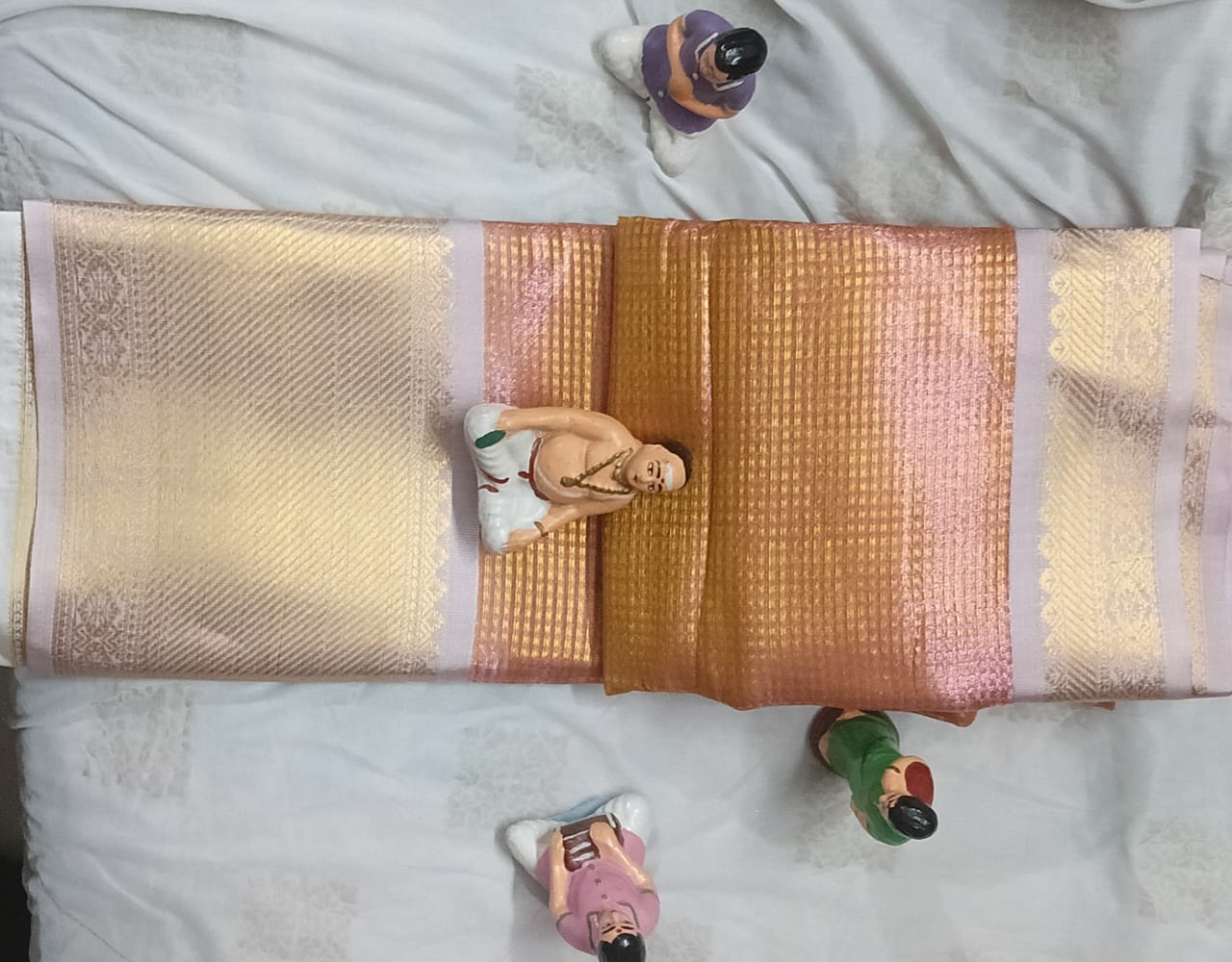 Nayanthara Tissue Silk Saree