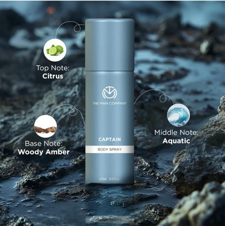 THE MAN COMPANY - Captain Body Spray