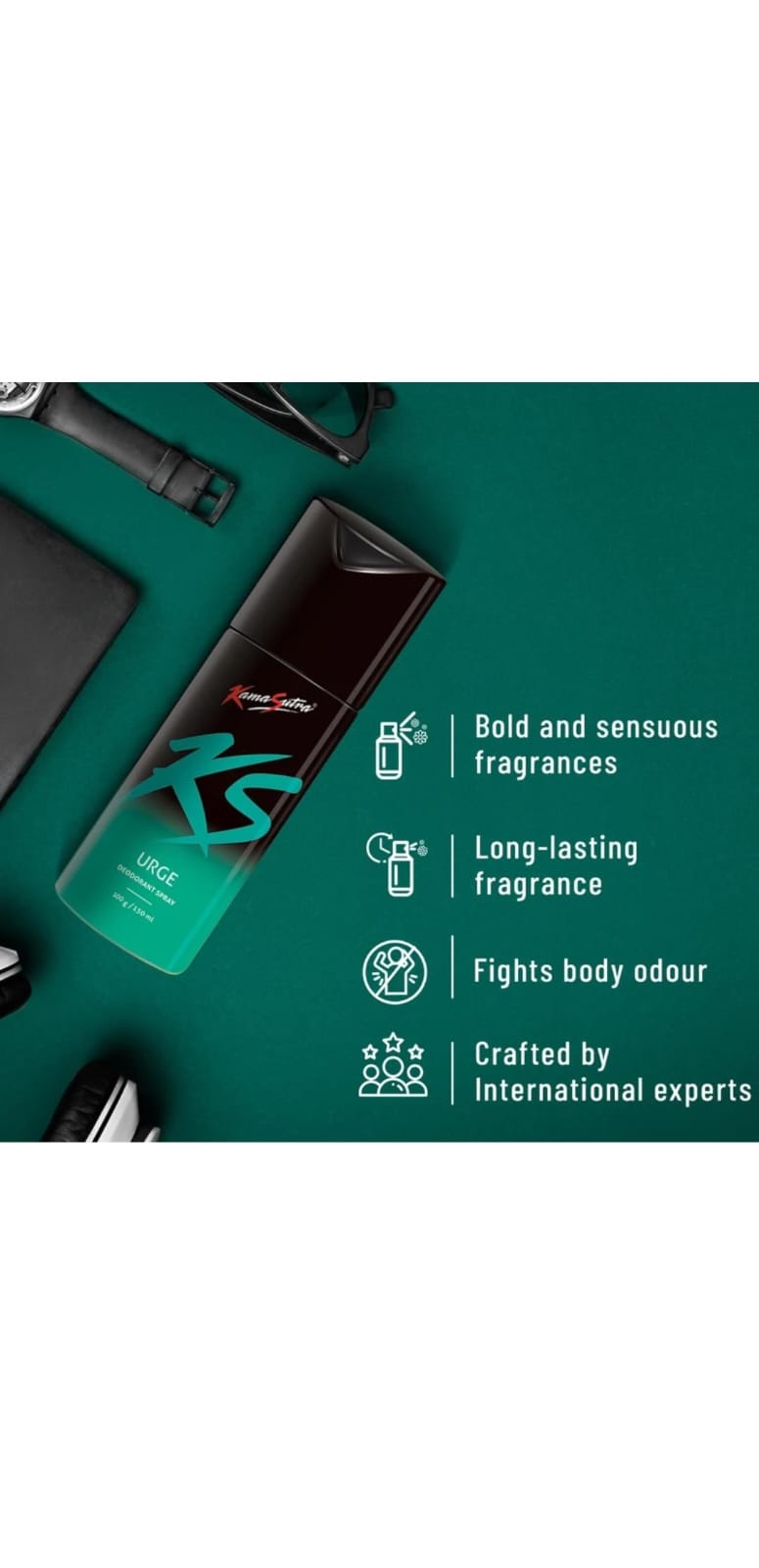 Kamasutra Urge Deodorant Spray - For Men(150 ml)