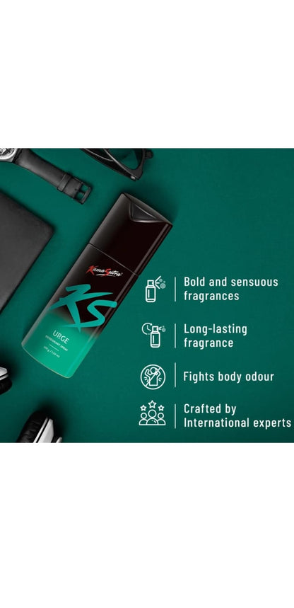 Kamasutra Urge Deodorant Spray - For Men(150 ml)