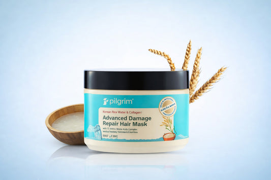 Pilgrim Korean Rice Water Collagen Advanced Damage Repair Hair Mask