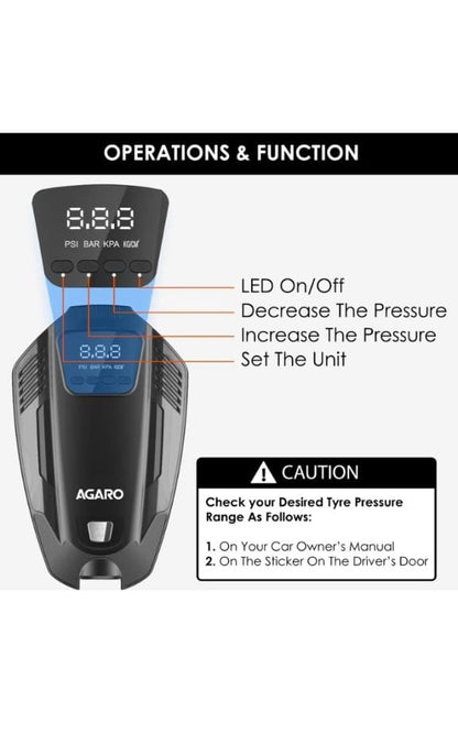 AGARO PRIMO DIGITAL TYRE INFLATOR