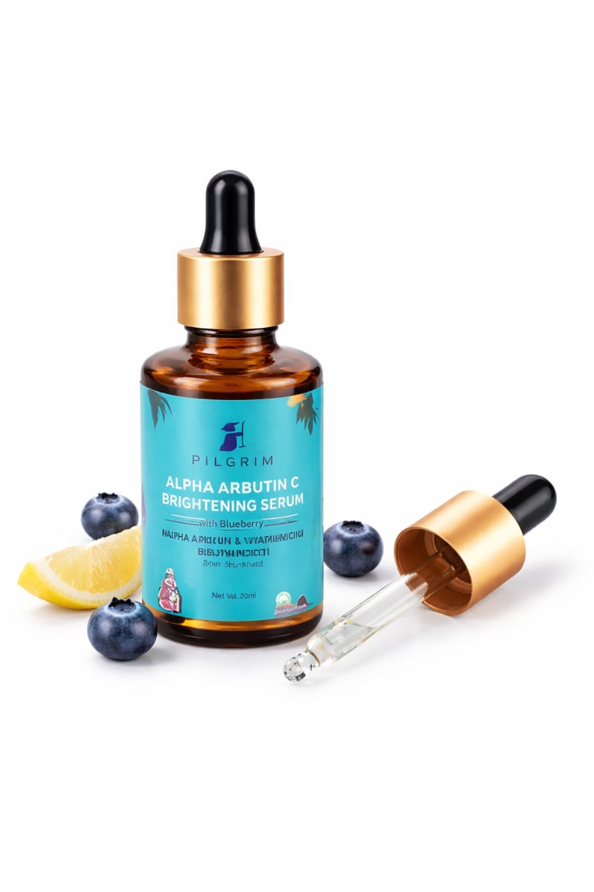 PILGRIM Alpha Arbutin & Vitamin C Brightening Serum (with Blueberry) 30ml