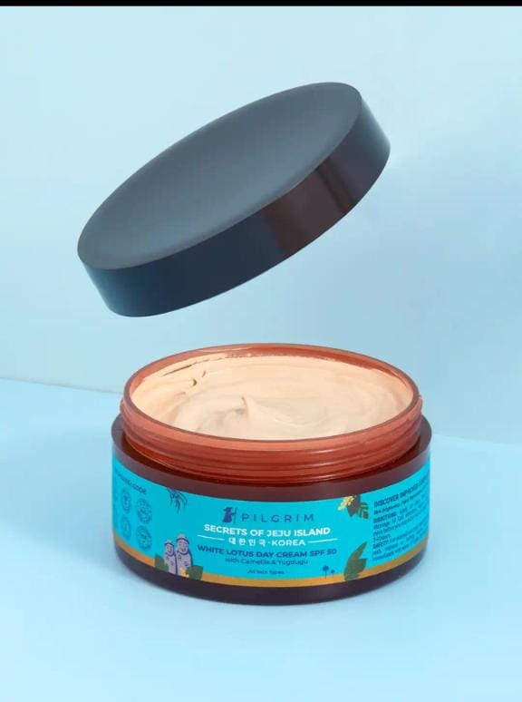 Pilgrim White Lotus Day Cream SPF 50 (100g)