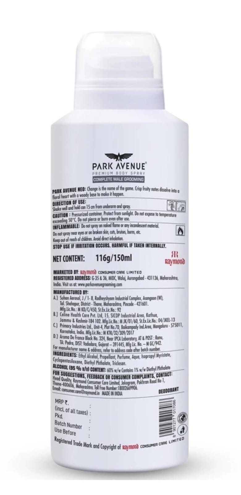 PARK AVENUE - Neo Perfume