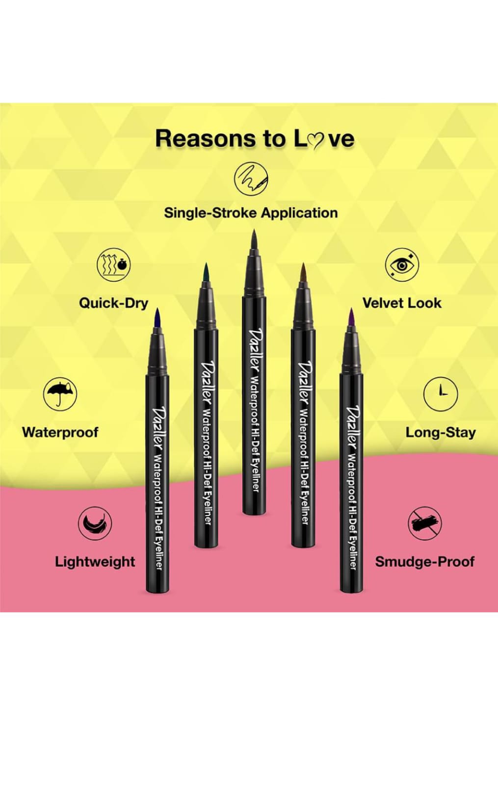 DAZLLER - Waterproof HI-DEF EYELINER