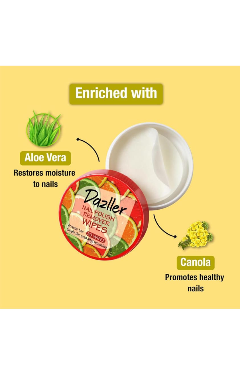 DAZLLER - Nail Polish Remover Wipes