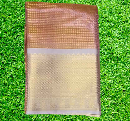 Nayanthara Tissue Silk Saree