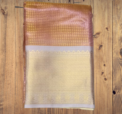 Nayanthara Tissue Silk Saree