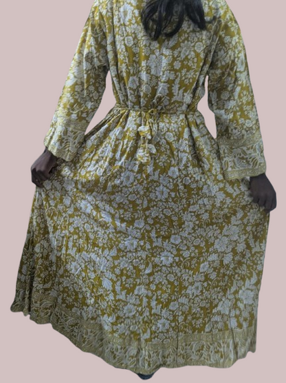 Yellow Anarkali Gown