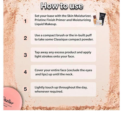 DAZLLER - Classique Compact Powder 8013 biscotti