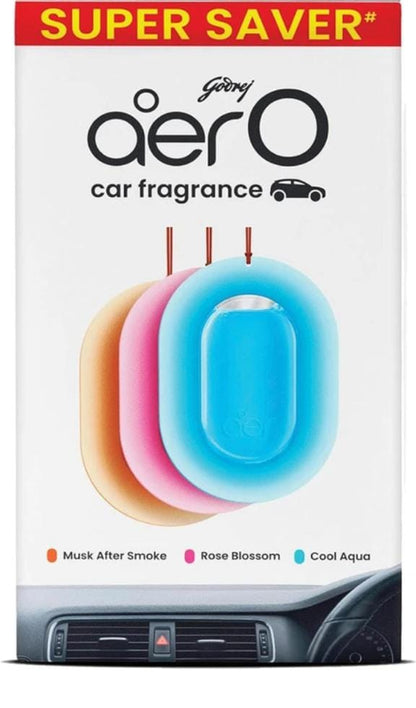 Godrej - aer O Hunging Car Air Freshner Gel | Cool Aqua