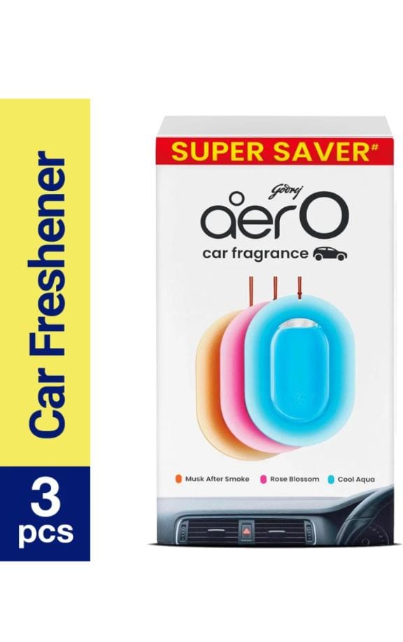 Godrej - aer O Hunging Car Air Freshner Gel | Cool Aqua