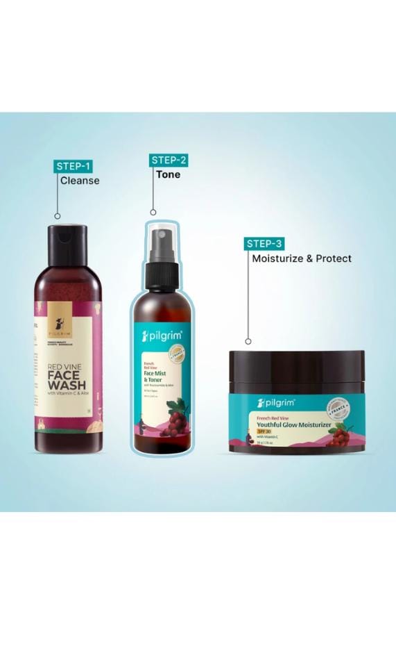 Pilgrim Red Vine Face Mist & toner 100ml