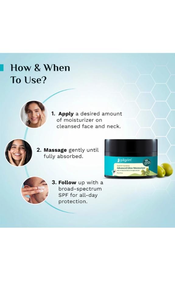Pilgrim Advanced Glow Moisturizer 50g