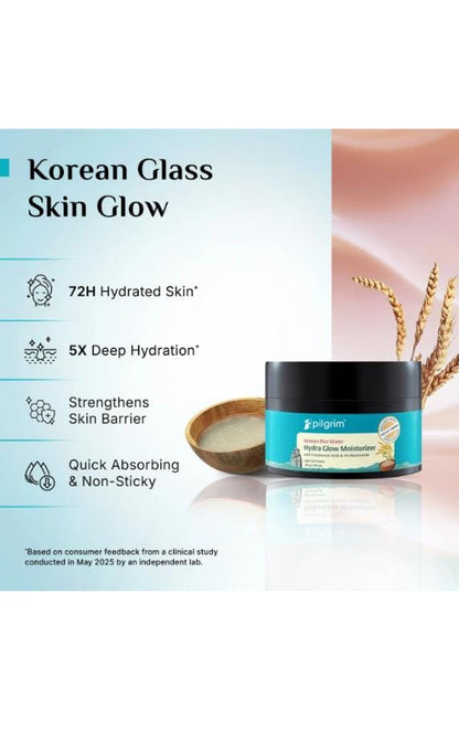 Pilgrim Korean Rice Water Hydra Glow Moisturizer 100g