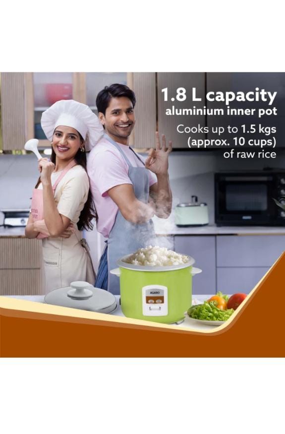 AGARO Marvel Electric Rice Cooker (1.8L) - 33958