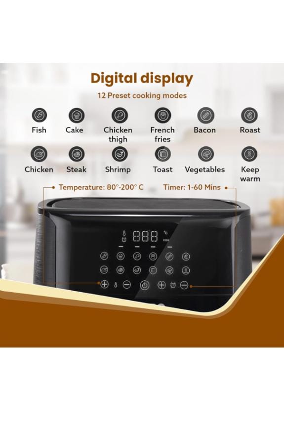 AGARO Elegant Digital Air Fryer 6.5 - 33896